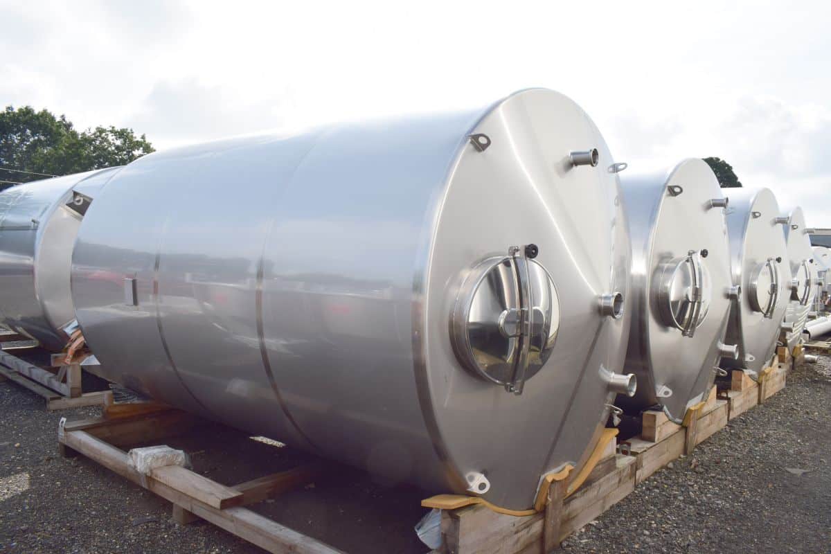 12600 liter tank in Acid-proof 316
