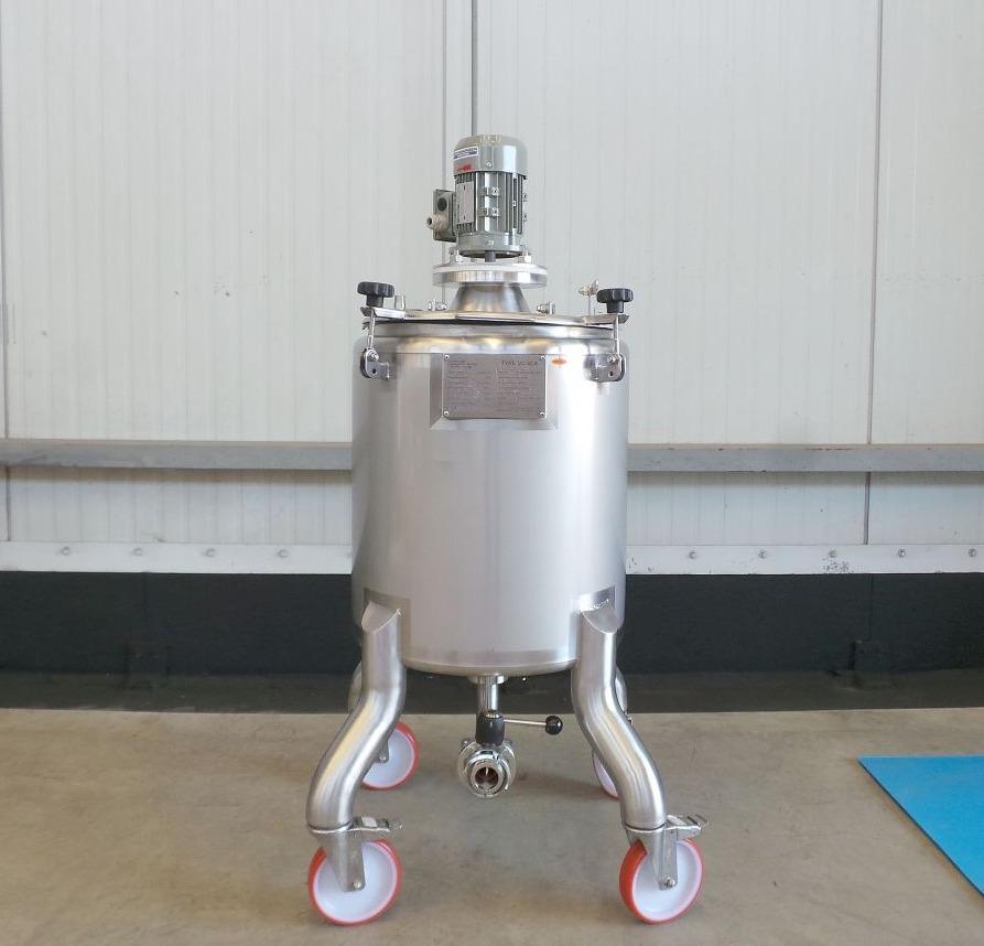 100 liter tank in Acid-proof 316