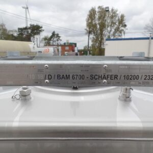 1000 liter tank in 304 stainless steel