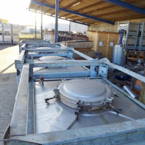1000 liter tank in 304 stainless steel