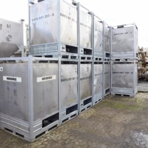 1000 liter tank in 304 stainless steel