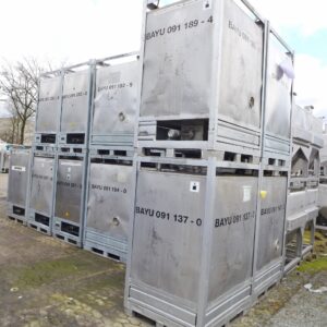 1000 liter tank in 304 stainless steel