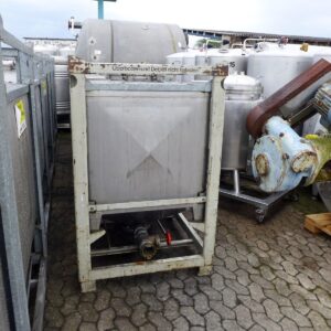 1000 liter tank in 304 stainless steel