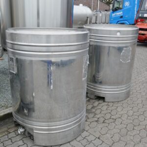 1000 liter tank in 304 stainless steel