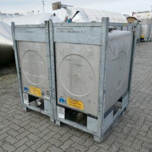 1000 liter tank in 304 stainless steel