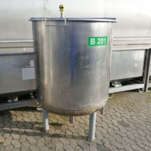 1000 liter tank in 304 stainless steel