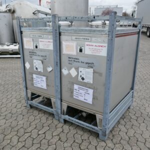 1000 liter tank in 304 stainless steel