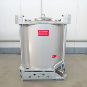 1000 liter tank in 304 stainless steel
