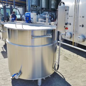 1000 liter tank in Acid-proof 316