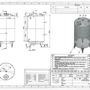 10300 liter tank in Acid-proof 316
