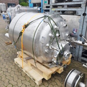 1100 liter tank in Acid-proof 316