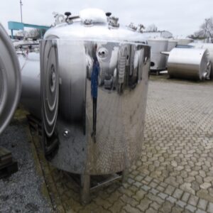 1280 liter tank in Acid-proof 316