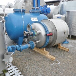 1300 liter tank in Acid-proof 316