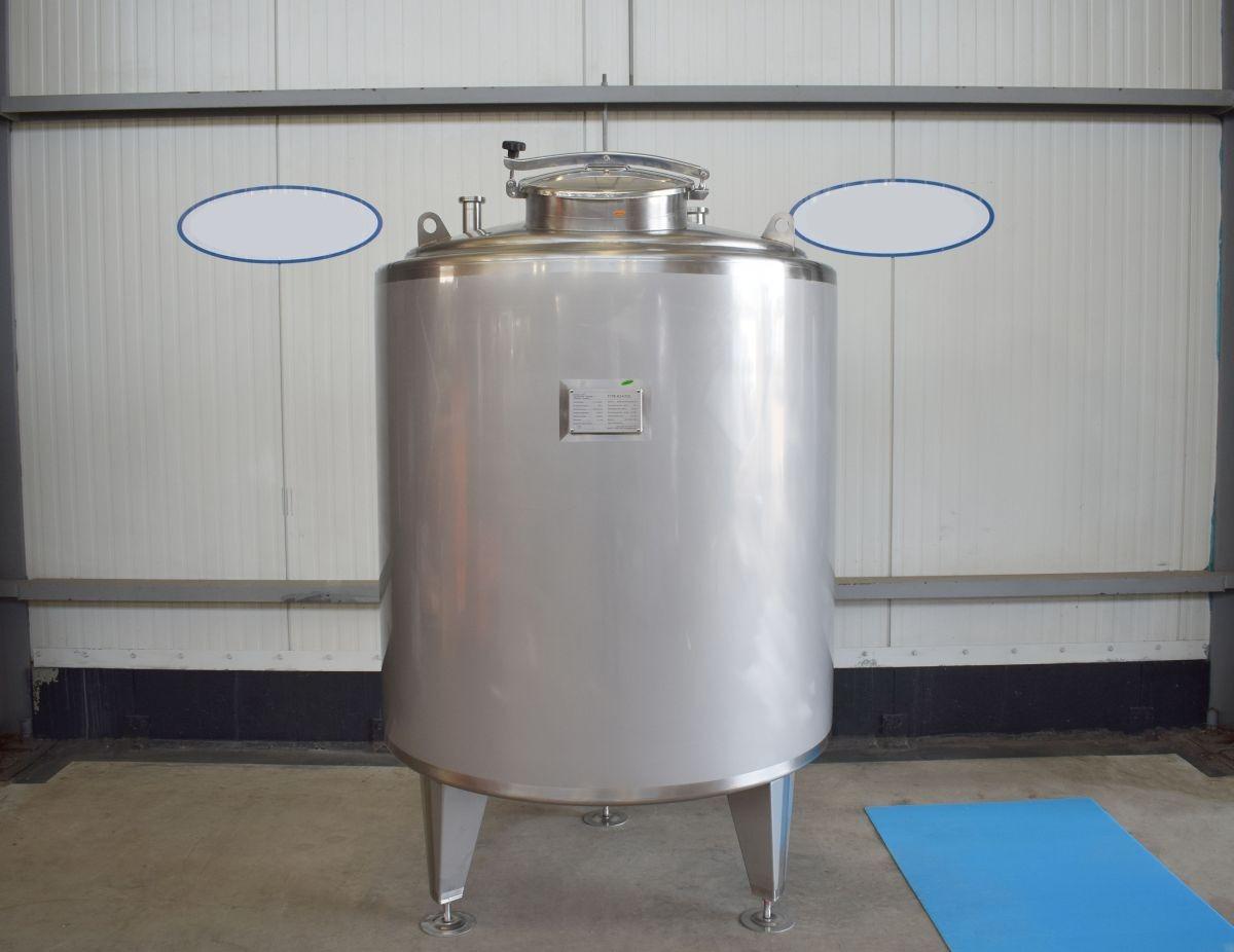 1330 liter tank in Acid-proof 316