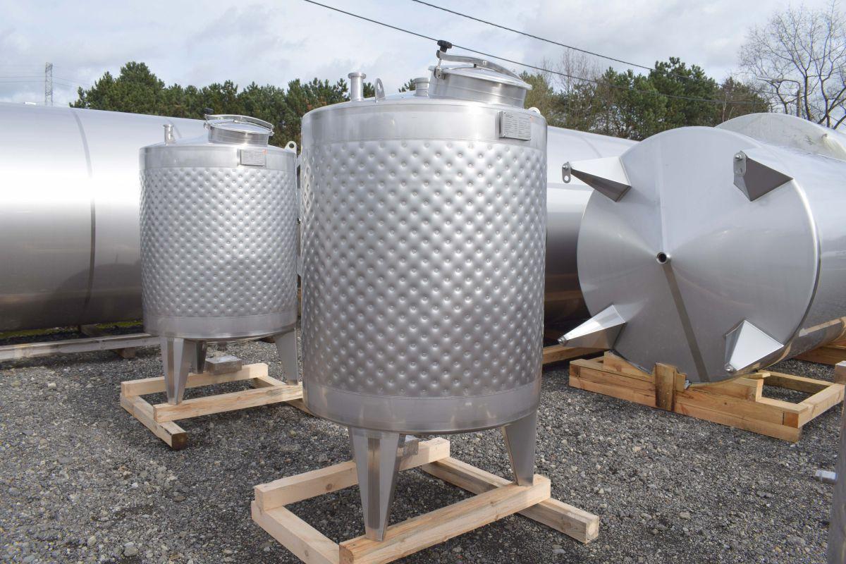 1330 liter tank in Acid-proof 316