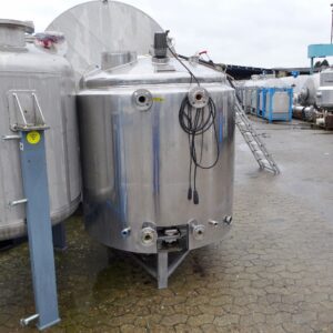 1358 liter tank in Acid-proof 316