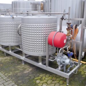 1600 liter tank in 304 stainless steel