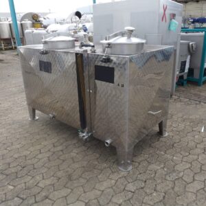 1800 liter tank in 304 stainless steel