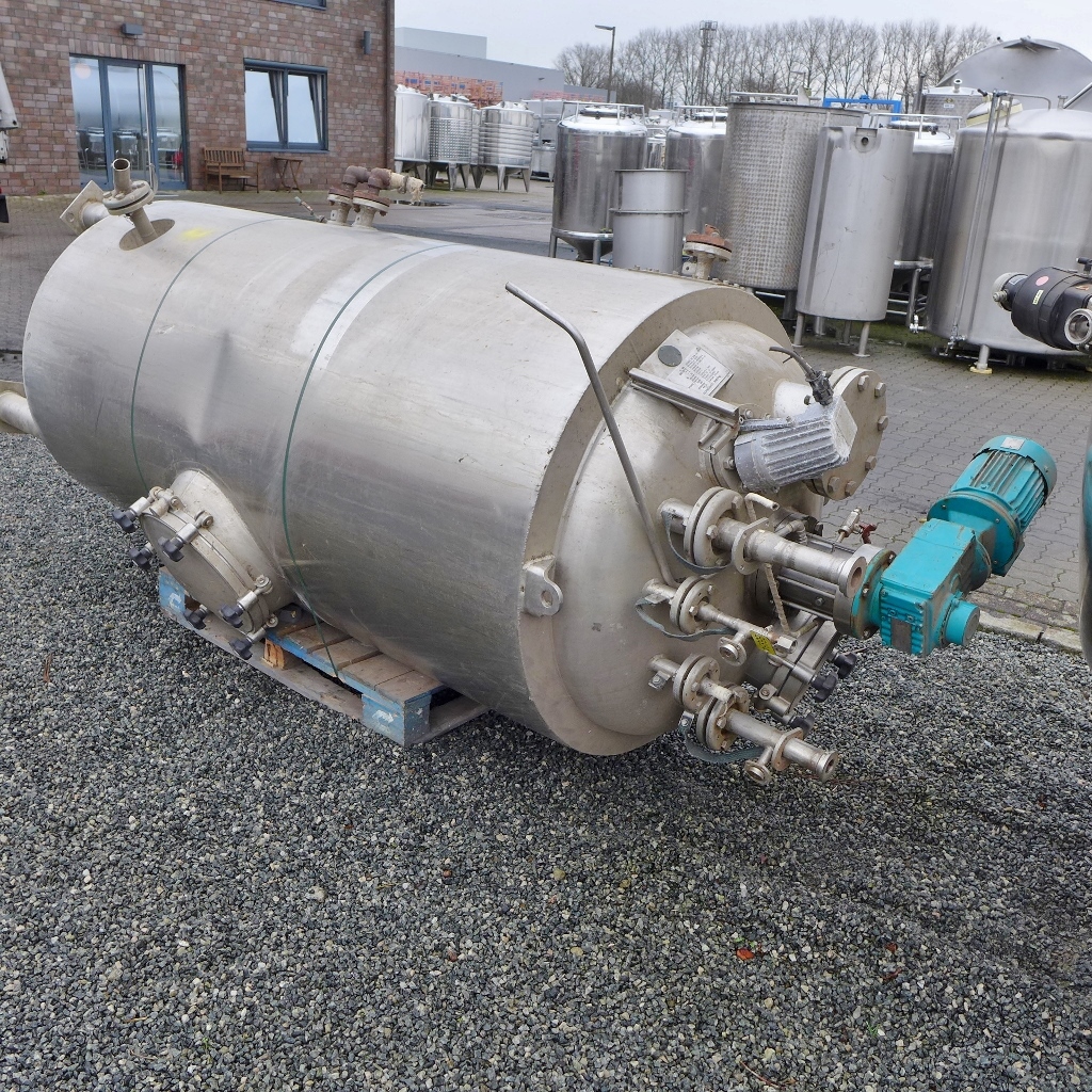 1855 liter tank in Acid-proof 316