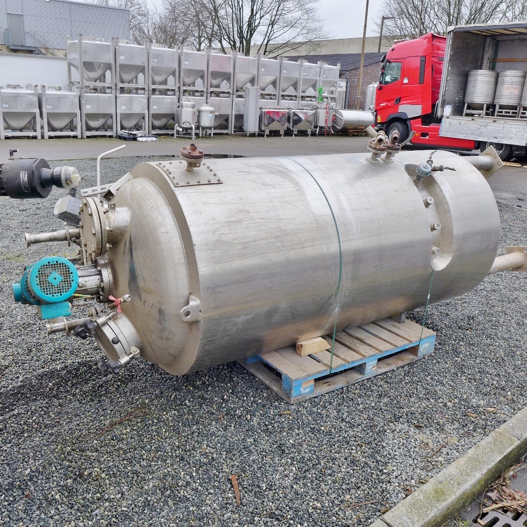 1855 liter tank in Acid-proof 316