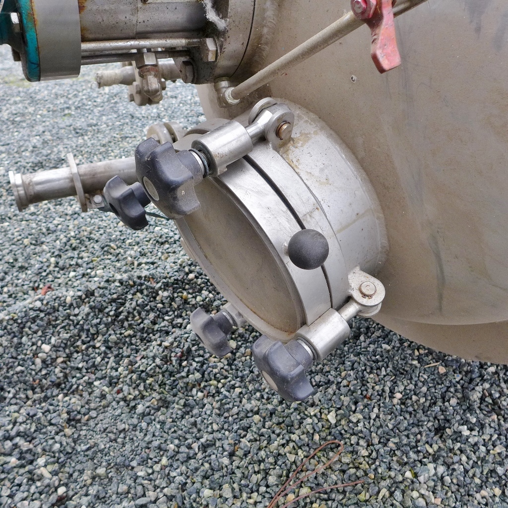 1855 liter tank in Acid-proof 316