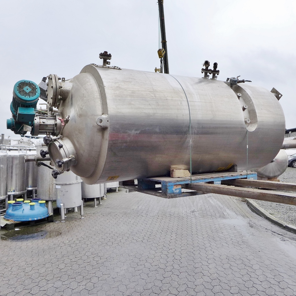1855 liter tank in Acid-proof 316