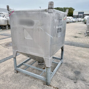1950 liter tank in 304 stainless steel