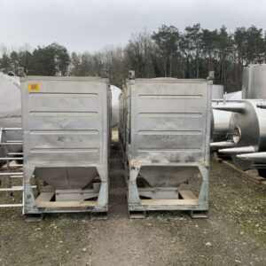 2000 liter tank in 304 stainless steel