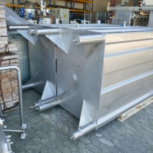 2000 liter tank in 304 stainless steel