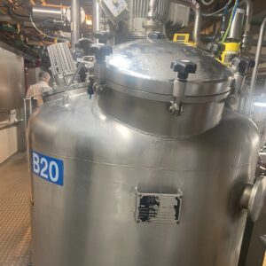 2400 liter tank in Acid-proof 316