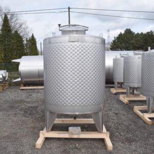 2500 liter tank in Acid-proof 316