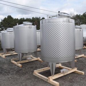 2500 liter tank in Acid-proof 316
