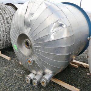 2500 liter tank in Acid-proof 316