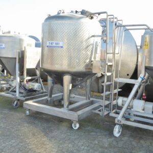 2700 liter tank in Acid-proof 316