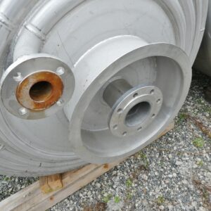 2750 liter tank in Acid-proof 316