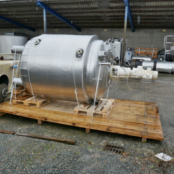 3230 liter tank in Acid-proof 316