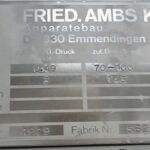 3230 liter tank in Acid-proof 316
