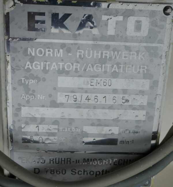 3230 liter tank in Acid-proof 316