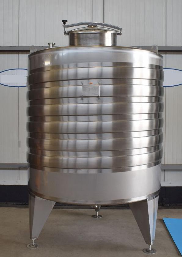 3300 liter tank in Acid-proof 316