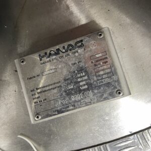 3586 liter tank in Syrafast 316