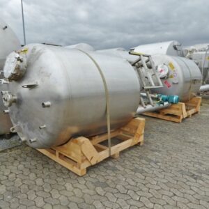3660 liter tank in Acid-proof 316