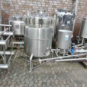 400 liter tank in Acid-proof 316