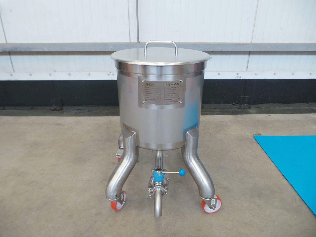 50 liter tank in Acid-proof 316