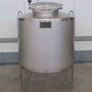 500 liter tank in 304 stainless steel