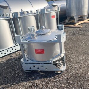500 liter tank in 304 stainless steel