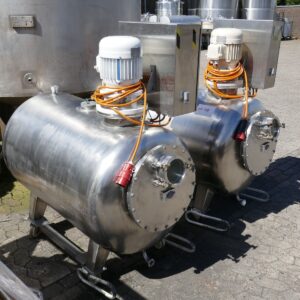 500 liter tank in 304 stainless steel
