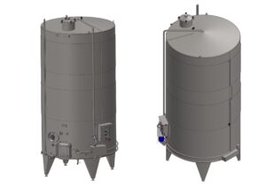 500 liters tank in stainless 304 or acid-proof 316