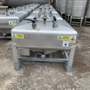 500 liter tank in Acid-proof 316