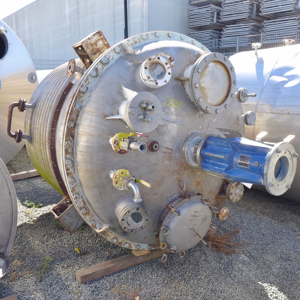 5000 liter tank in Acid-proof 316
