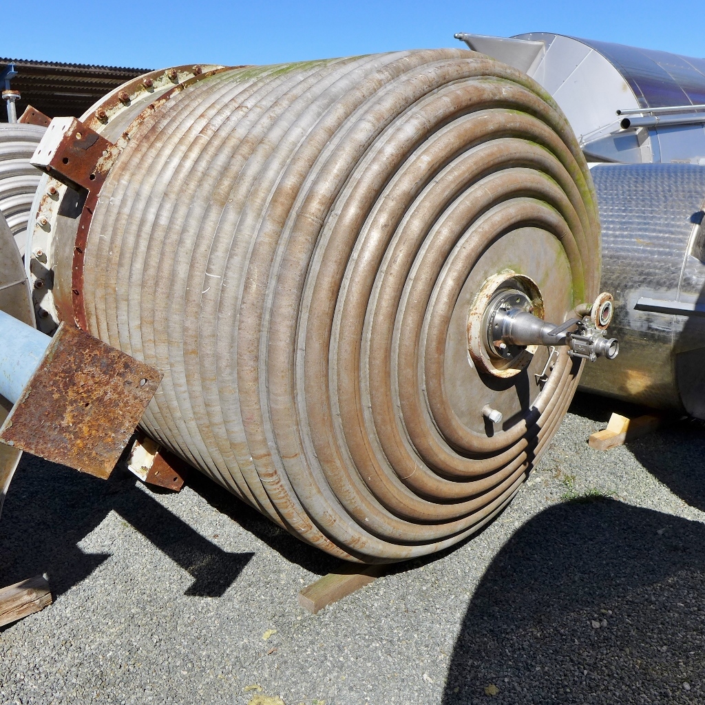 5000 liter tank in Acid-proof 316